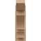 Ekena Millwork 6-in W x 16-in D x 20-in H Balboa Slat Rough Cedar Woodgrain TimberThane Outlooker, Primed Tan OUTUR060X16X20BOA24RCPR - alternate 2